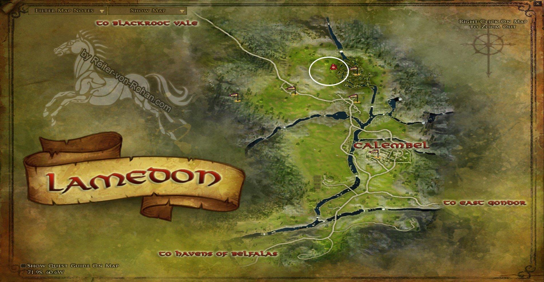 Corugwen the cunning-map