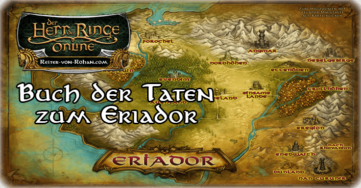 Eriador Ingame Karte Das Buch der Taten Eriador